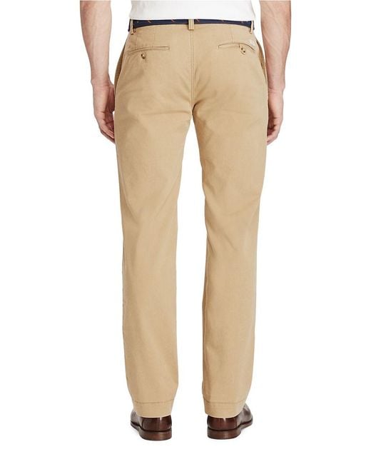 Polo ralph lauren Classic-fit Twill Chino Pants for Men | Lyst